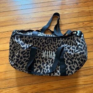 Leopard Print Duffle Bag